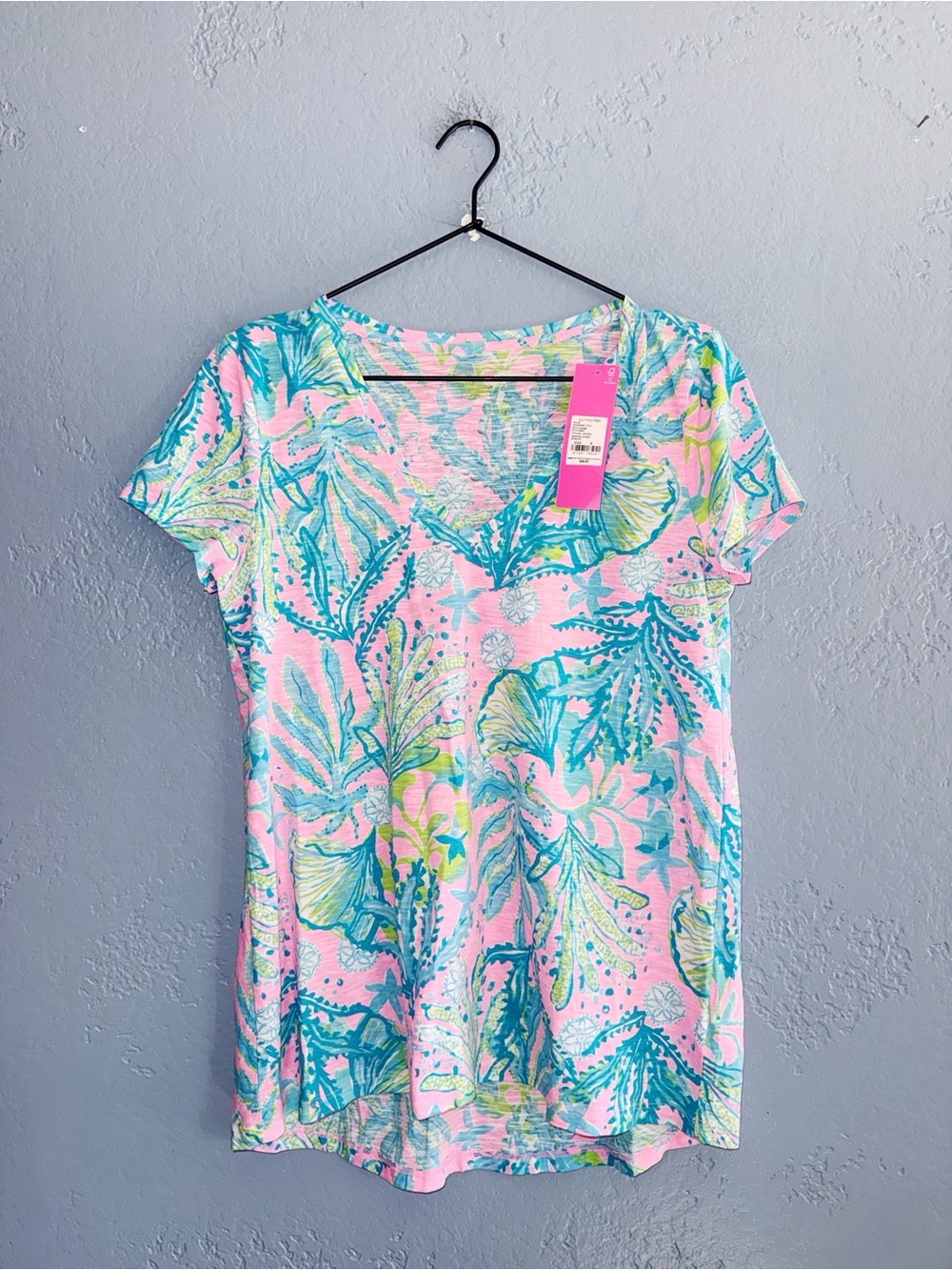 Lilly Pulitzer ETTA V-NECK MANDEVILLA BABY
HIP NAUTIC Size Small